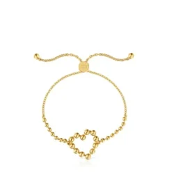 18 kt gold-plated silver heart Chain bracelet Sugar Party