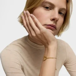 18 kt gold-plated silver heart Chain bracelet Sugar Party