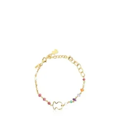 Alargador de pulseira TOUS Basics em Prata Vermeil