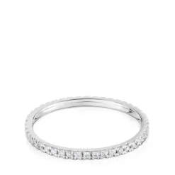 Aliança em ouro branco com diamantes Les Classiques