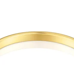 Anel aliança de casamento em ouro meia cana 2 mm TOUS Alianças