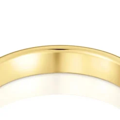 Anel aliança de casamento em ouro meia cana 3,8 mm TOUS Alianças