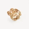 Anel ATELIER Rosa de Abril em Ouro com Diamantes
