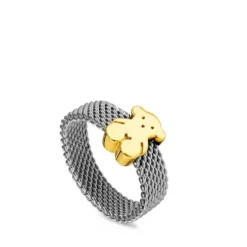 Anel Mesh em Ouro