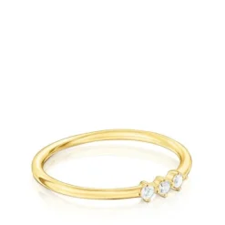 Anel tira em ouro e diamantes Les Classiques