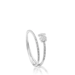 Anel TOUS Brillant de Ouro branco com diamantes