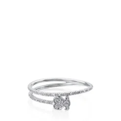 Anel TOUS Brillant de Ouro branco com diamantes