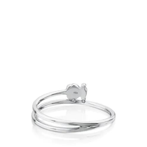 Anel TOUS Brillant de Ouro branco com diamantes