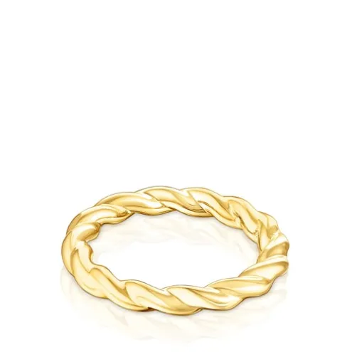 Anel Twisted em ouro