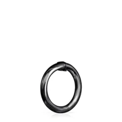 Anel médio Hold em Prata Dark Silver