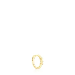 Brinco argola tira em ouro e diamantes Les Classiques