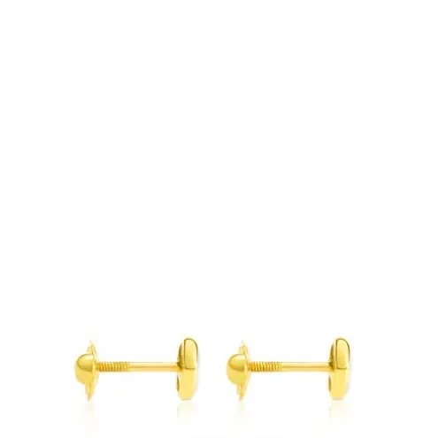 Brincos Camee em Ouro com Madrepérola