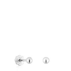 Brincos em ouro branco 3 mm Basics