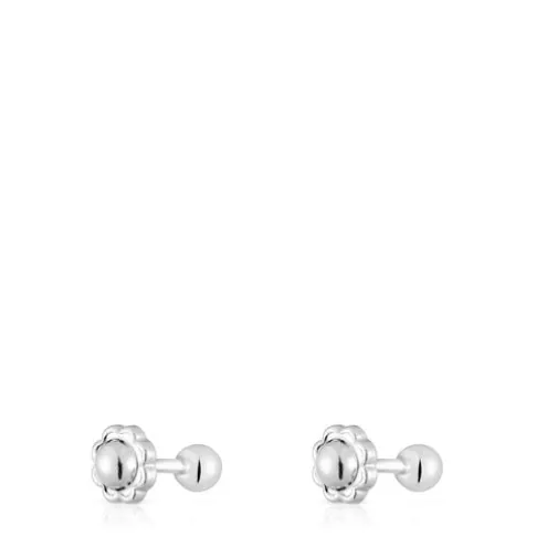 Brincos em ouro branco 3 mm Basics