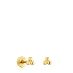Brincos em ouro motivos 4 mm Basics