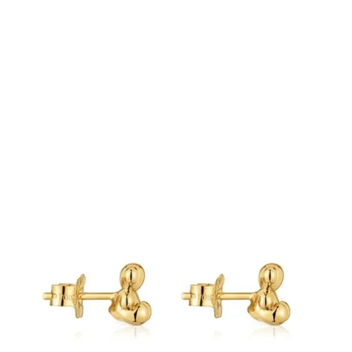 Brincos em ouro urso Bold Bear