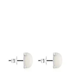 Brincos em prata e madrepérola Color Pills
