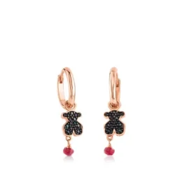 Brincos Motif em Prata Vermeil rosa