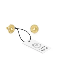 Brincos Oursin em ouro com diamantes de 0,19 ct