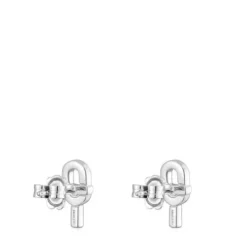 Brincos pequenos em prata 14 mm TOUS MANIFESTO