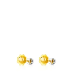 Brincos TOUS Diamonds em Ouro
