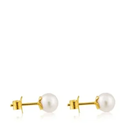 Brincos TOUS Pearls em Ouro