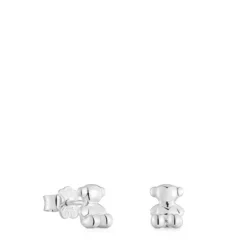 Brincos urso em prata 7,2 mm Bold Bear
