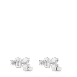 Brincos urso em prata 7,2 mm Bold Bear