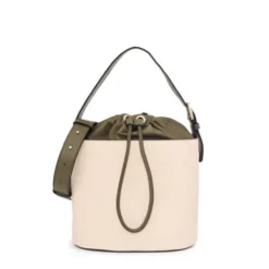 Bucket bag bege e caqui TOUS Nanda