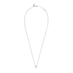 Colar Alecia em Ouro Branco com Diamantes