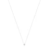 Colar Boca Ursos em Ouro branco com Diamantes