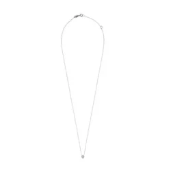 Colar Boca Ursos em Ouro branco com Diamantes