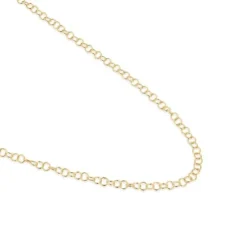 Colar curto argolas em ouro 50 cm TOUS Basics