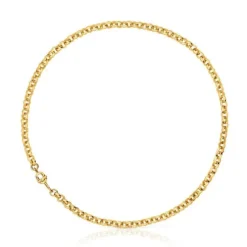 Colar curto banhado a ouro de 18 K sobre prata 40 cm TOUS MANIFESTO