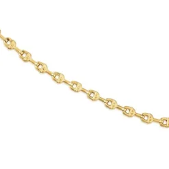 Colar curto logo banhado a ouro de 18 K sobre prata TOUS MANIFESTO