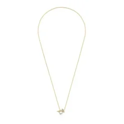 Colar curto urso em ouro e diamantes I-Bear