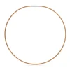 Colar em aço IP laranja 2 mm Mesh Tube