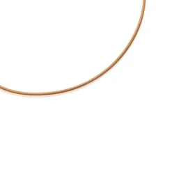 Colar em aço IP laranja 2 mm Mesh Tube
