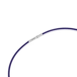 Colar em aço IP lilás 2 mm Mesh Tube