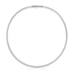 Colar em aço 4 mm Mesh Tube