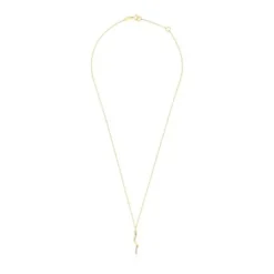 Colar em ouro com espiral de pedras preciosas TOUS St Tropez