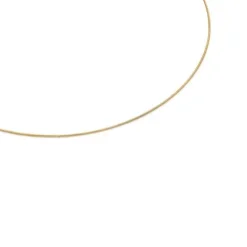 Colar em ouro e aço Mesh Tube