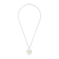 Colar em prata e prata vermeil urso Iris Motif