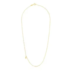 Colar em prata vermeil com argolas ovais Bold Bear