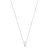 Colar Mini Color em Prata com Quartzo rosa e Amazonite