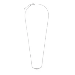 Colar Riviere em Ouro branco com Diamantes