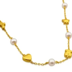Colar Sweet Dolls em Ouro