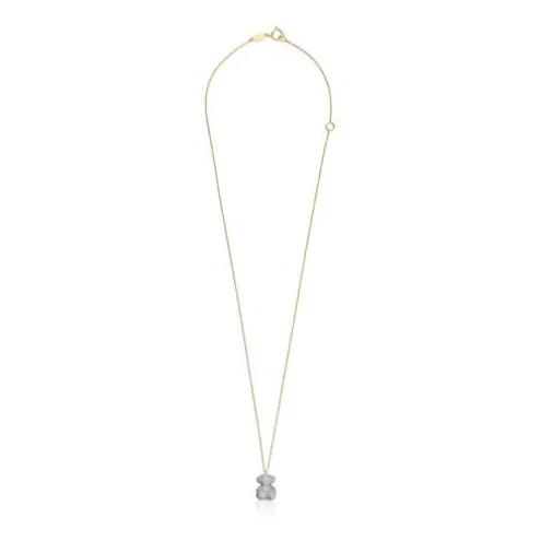 Colar urso Bold Bear em diamantes de 0,58 ct e ouro