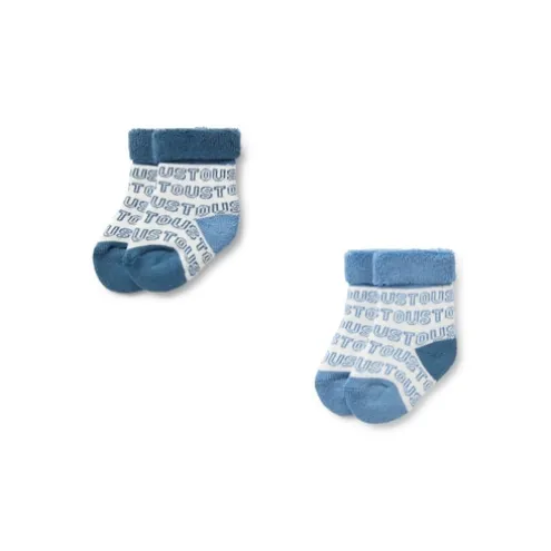 Conjunto de 2 pares de peúgas de bebé SSocks azul
