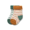 Conjunto de 2 pares de peúgas de bebé SSocks cor única